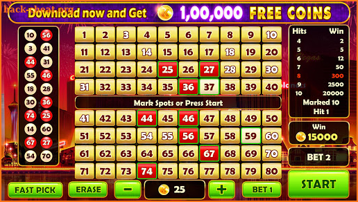 Keno Prime Free - 3x Payout Super Bonus Play screenshot