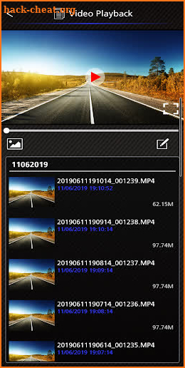 KENWOOD DASH CAM MANAGER screenshot