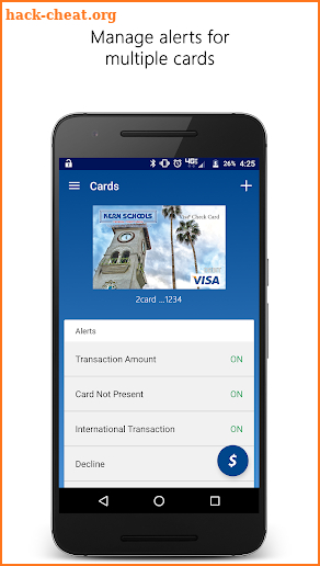 Kern Schools Card Alert screenshot