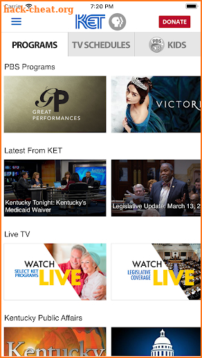 KET – Videos & Schedules screenshot