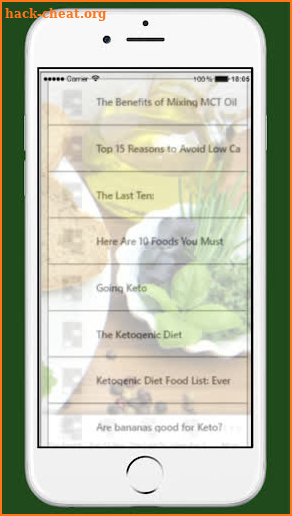 Keto Diet Meal Plan screenshot