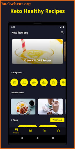 Keto Diet Recipes Free With Recipe Nutritions screenshot