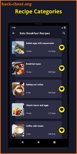 Keto Diet Recipes Free With Recipe Nutritions screenshot