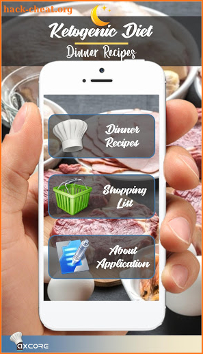 Ketogenic Dinner Recipes screenshot