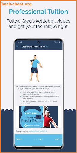 Kettlebell Workout Wizard — WOD Generator screenshot