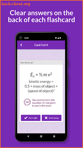 Key Cards GCSE AQA Physics screenshot