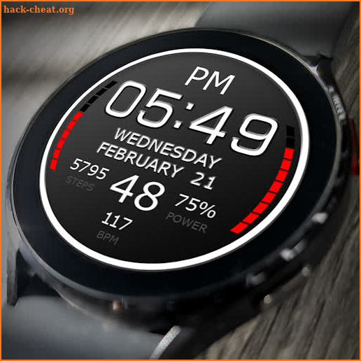 Key WF05 Digital Watch Face screenshot