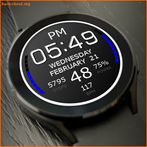 Key WF05 Digital Watch Face screenshot