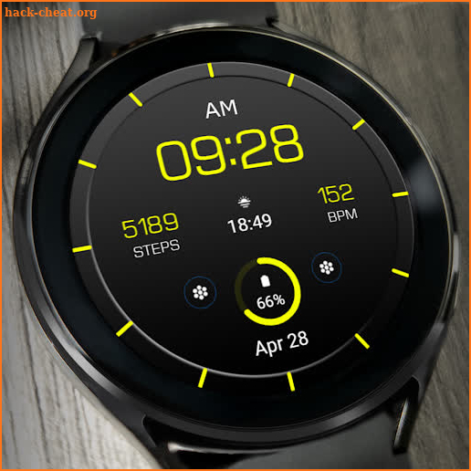 Key WF19 Digital Watch Face screenshot