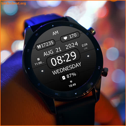 Key WF28 Digital Watch Face screenshot