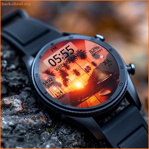 Key WF38 Coffee Sunset Watch screenshot