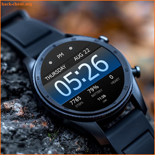 Key WF40 Digital Watch Face screenshot