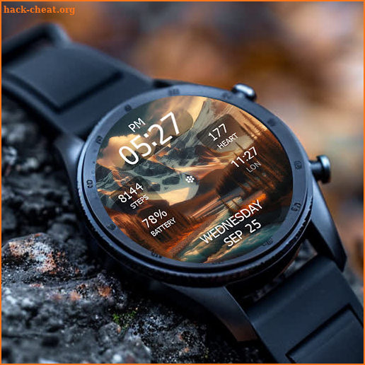 Key WF42 Mountain Watch Face screenshot