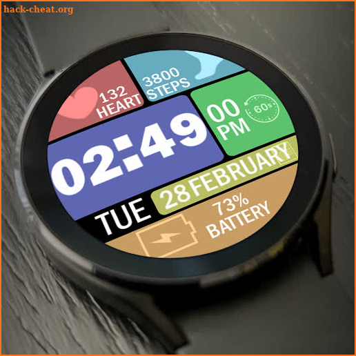 Key021 Digital Watch Face screenshot