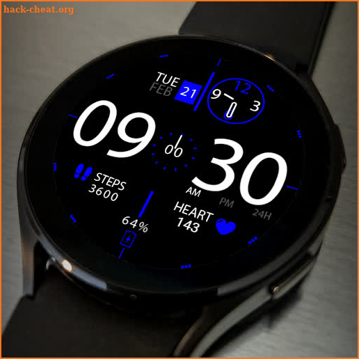 Key026 Hybrid Watch Face screenshot