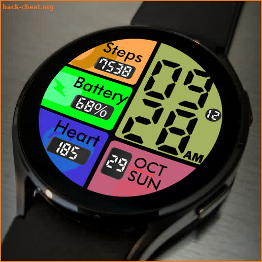 Key051 Colourful Watch Face screenshot