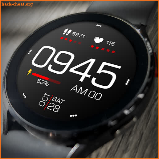 Key100 Digital Watch Face screenshot