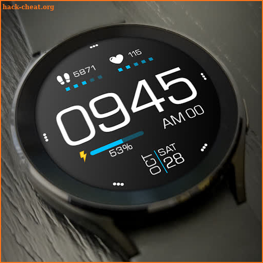 Key100 Digital Watch Face screenshot