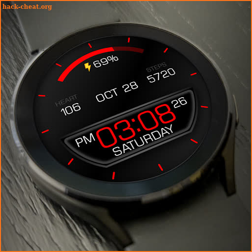 Key103 Digital Watch Face screenshot