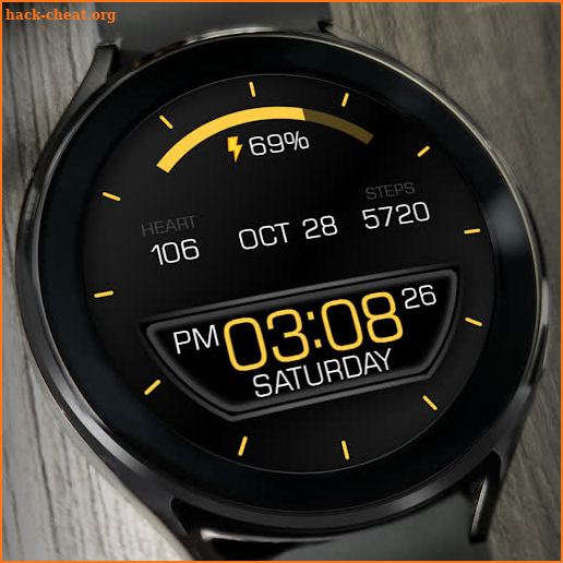 Key103 Digital Watch Face screenshot