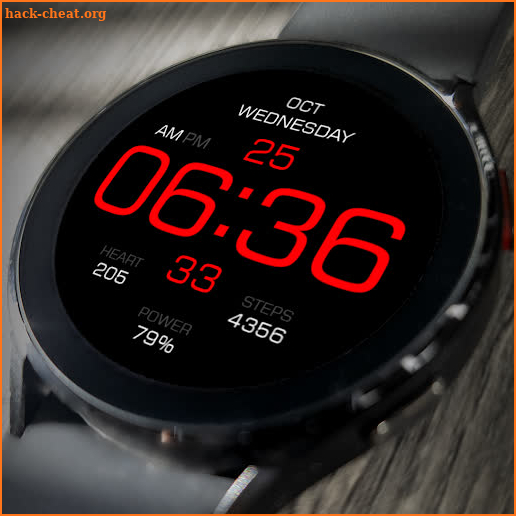 Key104 Digital Watch Face screenshot