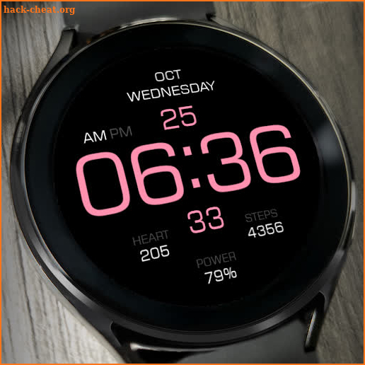 Key104 Digital Watch Face screenshot