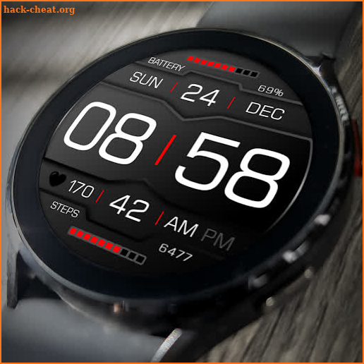 Key118 Digital Watch Face screenshot