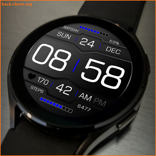 Key118 Digital Watch Face screenshot