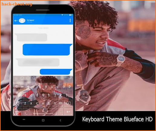 Keyboard Blueface Art [HD] screenshot