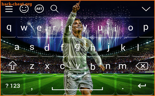 keyboard for CR7 Cristiano Ronaldo 2018 screenshot