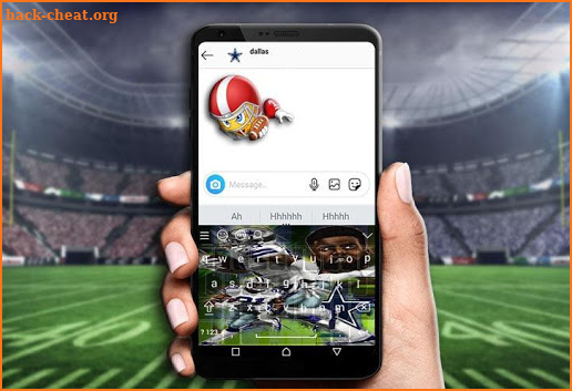 keyboard for Dallas Cowboys fans screenshot