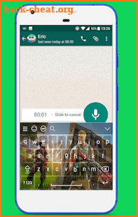 Keyboard for Fortnite royal battle screenshot