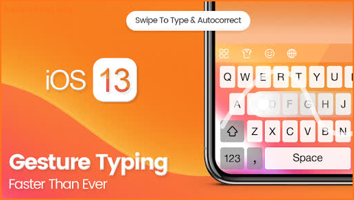 keyboard for iPhone 11 Pro - iOS 13 keyboard screenshot