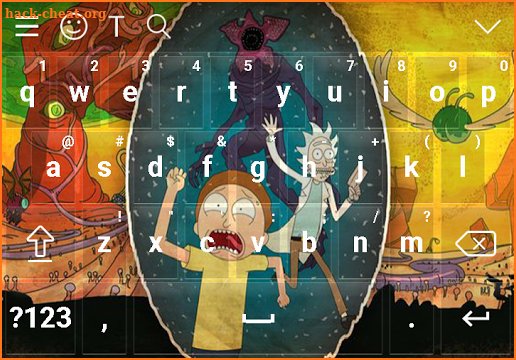 keyboard for rick and morty wallpaper new screenshot