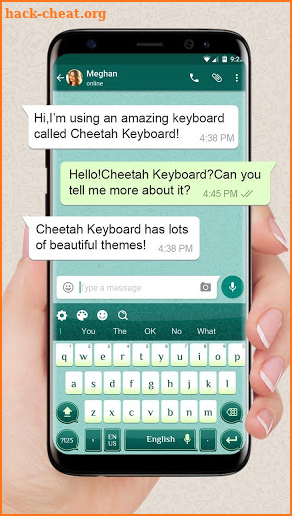 keyboard for WhatsApp screenshot