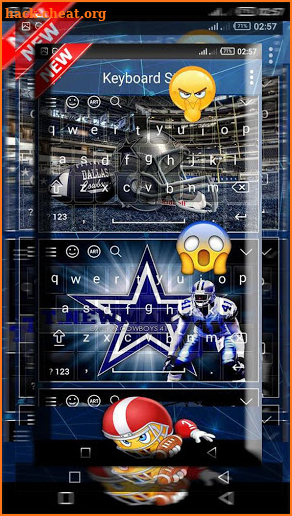 keyboard Theme FOR Dallas Cow"boyS screenshot