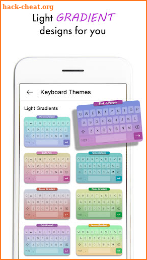 Keyboard Themes X – Free Custom Color Keyboard screenshot