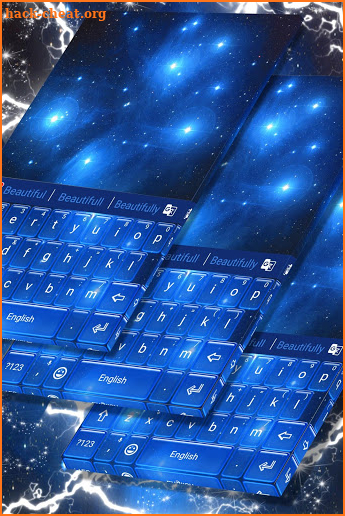 Keyboard Universe Theme screenshot