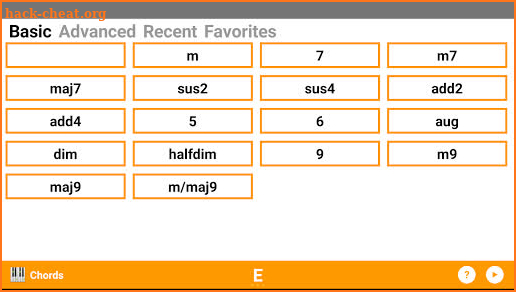 KeyChord - Piano Chords/Scales screenshot