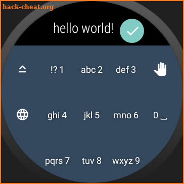 KeyOboard: a WearOS T9 Keyboard screenshot