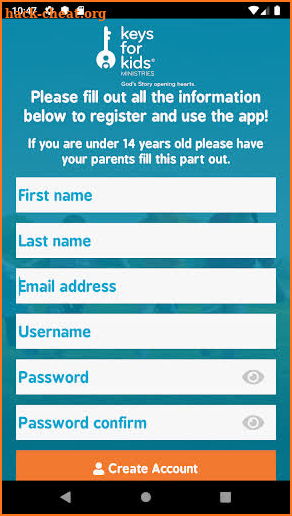 Keys for Kids Ministries screenshot