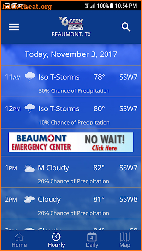 KFDM WX screenshot