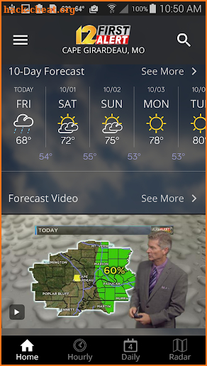 KFVS12 First Alert Weather screenshot