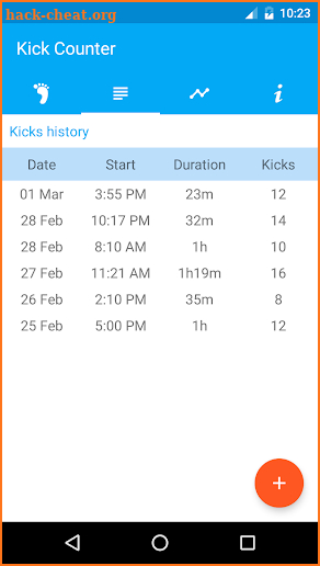 Kick Counter screenshot