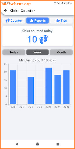 Kick Counter - Track your baby's movements screenshot