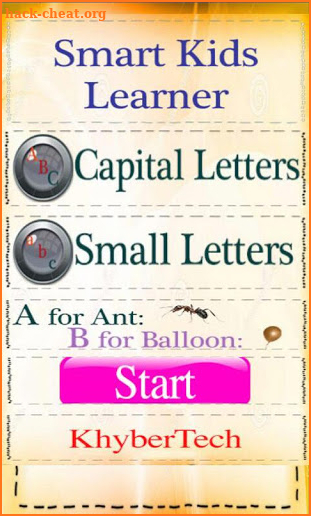 Kid ABC alphabet learner screenshot