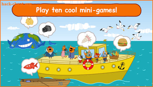 Kid-E-Cats: Sea Adventure. Preschool Games Free screenshot