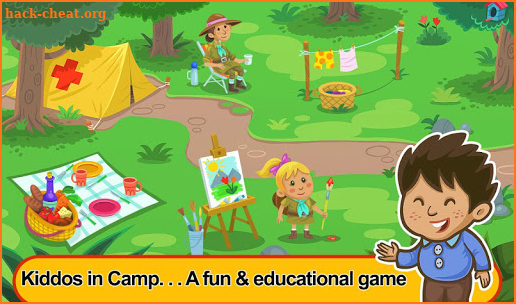 Kiddos in Camp - Free Educational Game For Kids screenshot