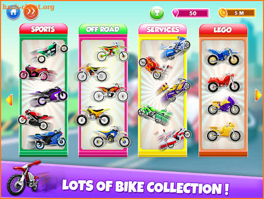 Kids Bike Hill Racing: Free Motorcycle Games screenshot