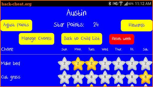 Kids Chore Chart screenshot